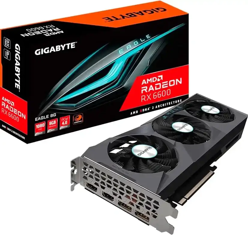 Montaje Tarjeta Gráfica AMD Radeon RX Venturada Montaje Tarjeta Gráfica AMD Radeon RX Venturada